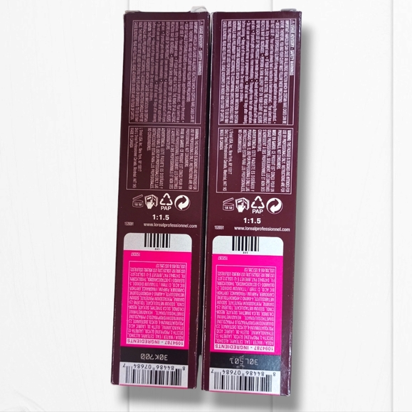 L'Oreal Professionnel DIARichesse 2 Tubes Ammonia-Free 5RVC Intense  Mahogany - Picture 5 of 16